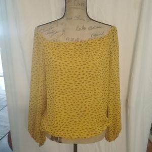 Off-the-shoulder blouse